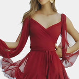 Skylar Vestido Mini con Escote en V