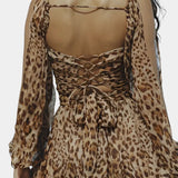 Skylar Vestido Mini con Escote en V