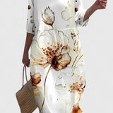 Karolina Vestido Floral Que Favorece la Figura