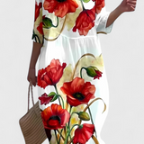 Karolina Vestido Floral Que Favorece la Figura