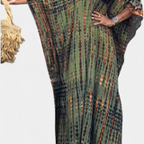 Rositsa Vestido Kaftan Tie-Dye Bohemio