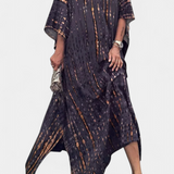 Rositsa Vestido Kaftan Tie-Dye Bohemio