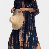 Rositsa Vestido Kaftan Tie-Dye Bohemio
