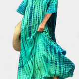 Rositsa Vestido Kaftan Tie-Dye Bohemio