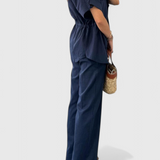 Lani Conjunto de Camisa y Pantalones de Dos Piezas Relaxed