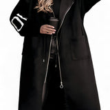 Rosa | Cárdigan-abrigo elegante con capucha