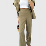 Lani Conjunto de Camisa y Pantalones de Dos Piezas Relaxed