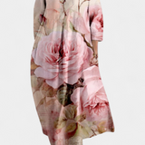 Anne Vestido de Malla con Escote en V