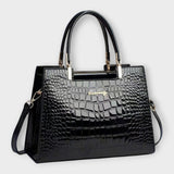 TRINIDAD™ – Bolso efecto cocodrilo brillante
