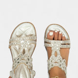 Alaya Sandalias Gladiadoras Embellecidas