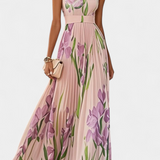 Calanthe Vestido Floral Plisado