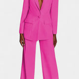 Marnie Conjunto de Blazer a Medida y Pantalones de Pierna Ancha