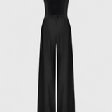 NOELIA™ – Mono elegante sin mangas con escote estructurado
