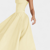Felicity Vestido Midi Corsé Sin Mangas