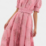 Celestine Vestido Maxi con Manga Abullonada