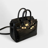 CAMILA™ – Bolso de mano en piel efecto cocodrilo