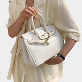CAMILA™ – Bolso de mano en piel efecto cocodrilo