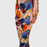 Karoline Conjunto Floral de Dos Piezas con Ajuste Relajado