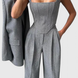 Evena Traje de Pantalón para una Elegancia Confiada