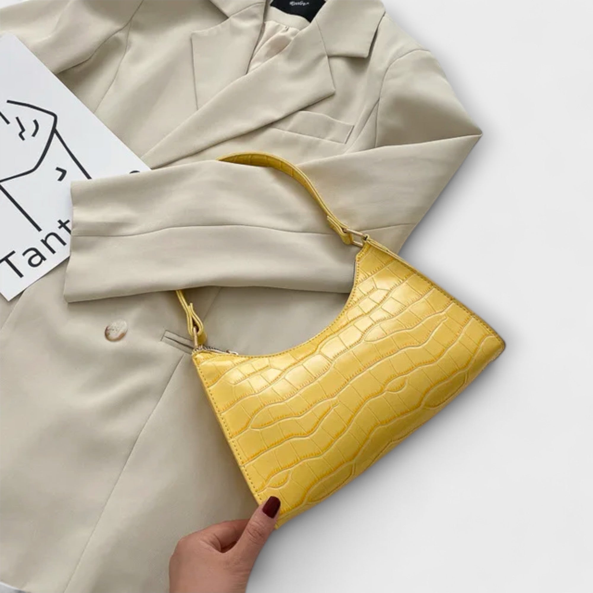 RAQUEL™ – Bolso brillante con estilo clásico