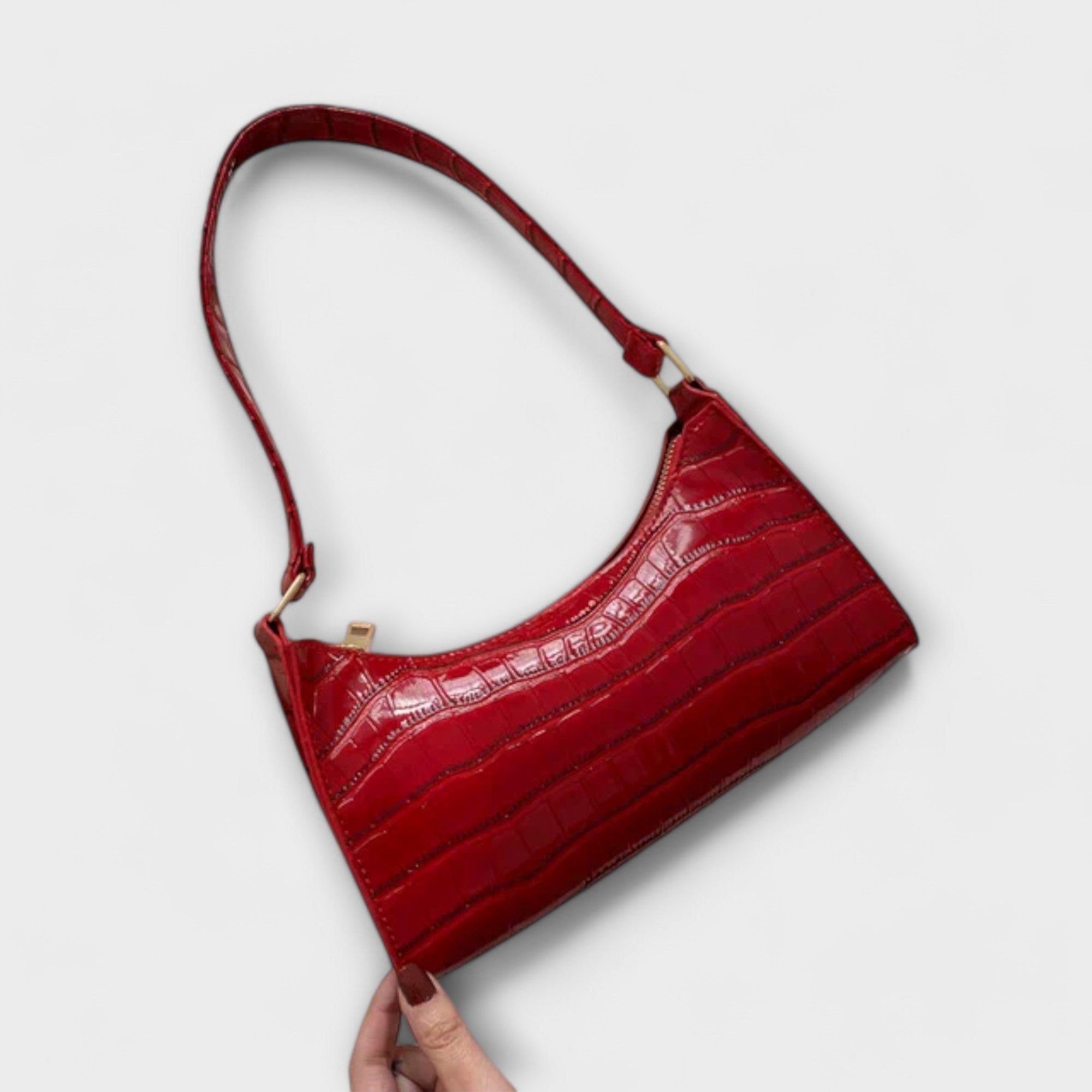 RAQUEL™ – Bolso brillante con estilo clásico