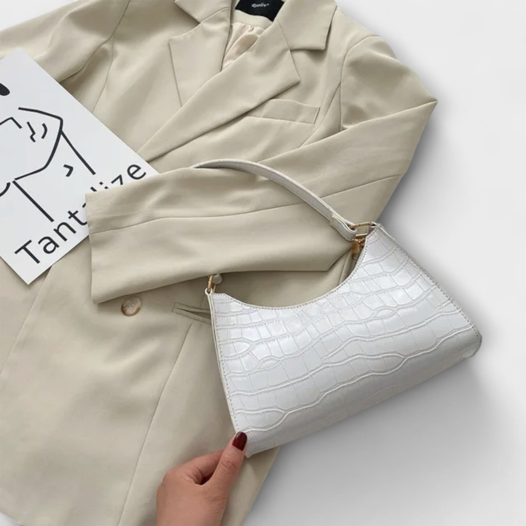 RAQUEL™ – Bolso brillante con estilo clásico