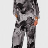 Karoline Conjunto Floral de Dos Piezas con Ajuste Relajado