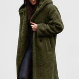 Mila Abrigo de Piel de Oso Largo