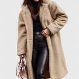 Mila Abrigo de Piel de Oso Largo