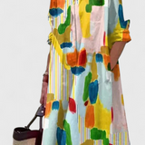 Larissa Vestido Artístico de Colores Vivos