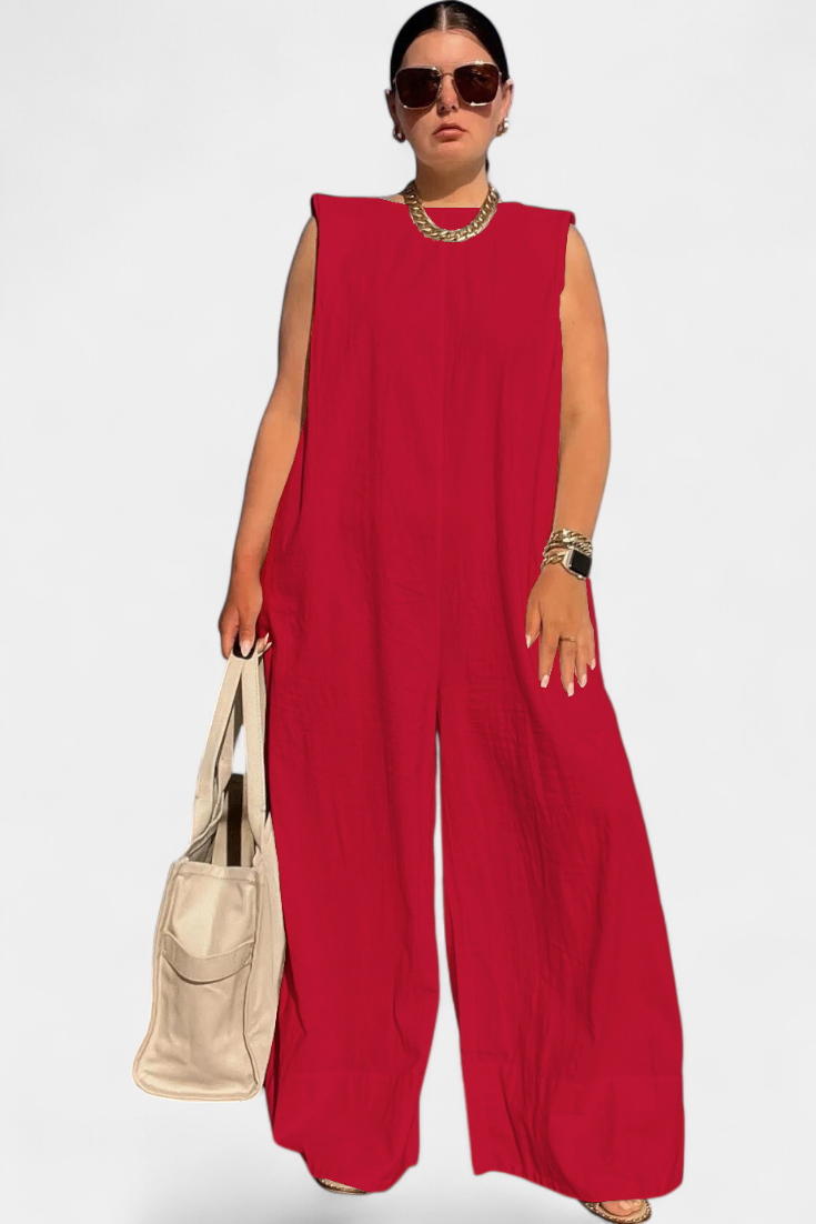 Airla Mono Oversize de Pierna Ancha