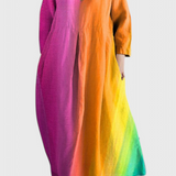 Anne Vestido de Malla con Escote en V