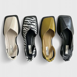 Cora Zapatillas Acolchadas de Punta Cuadrada