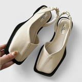 Cora Zapatillas Acolchadas de Punta Cuadrada