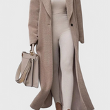 Chloe Abrigo Estructurado Elegante de Largo Completo