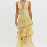 Faye™ | Vestido Midi Recto Bloom