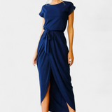 Clarissa Vestido Midi Envolvente