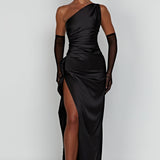 Emberly Vestido Maxi de Un Solo Hombro