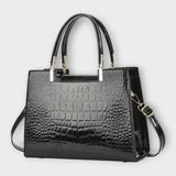 TRINIDAD™ – Bolso efecto cocodrilo brillante