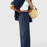 Lani Conjunto de Camisa y Pantalones de Dos Piezas Relaxed
