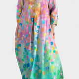 Anne Vestido de Malla con Escote en V