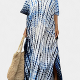 Rositsa Vestido Kaftan Tie-Dye Bohemio