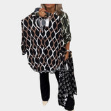 Noor – Blusa con Estampado Gráfico