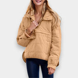 Montserrat – Chaqueta Impermeable Extragrande con Capucha y de Estilo Sudadera