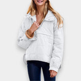 Montserrat – Chaqueta Impermeable Extragrande con Capucha y de Estilo Sudadera