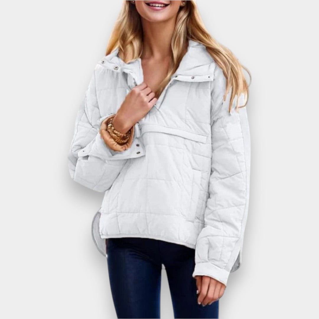 Montserrat – Chaqueta Impermeable Extragrande con Capucha y de Estilo Sudadera