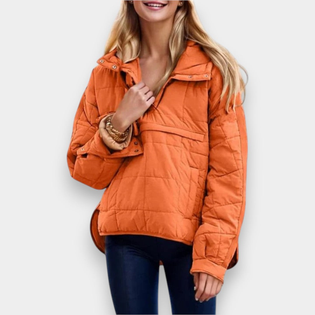 Montserrat – Chaqueta Impermeable Extragrande con Capucha y de Estilo Sudadera