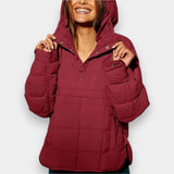 Montserrat – Chaqueta Impermeable Extragrande con Capucha y de Estilo Sudadera