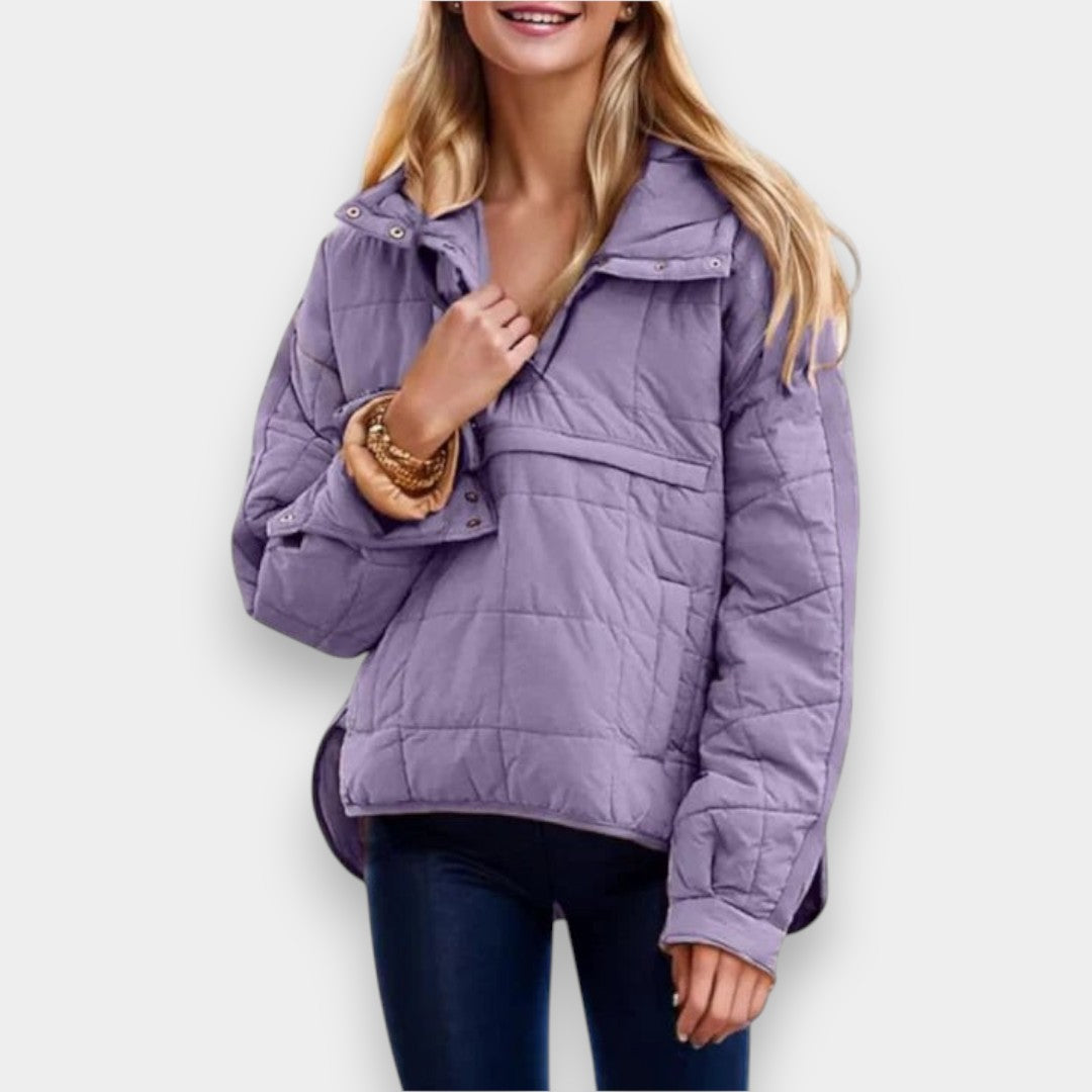 Montserrat – Chaqueta Impermeable Extragrande con Capucha y de Estilo Sudadera