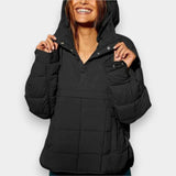 Montserrat – Chaqueta Impermeable Extragrande con Capucha y de Estilo Sudadera